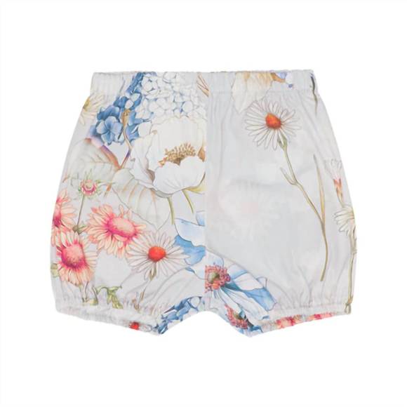 NEW CHRISTINA ROHDE flower short in light blue flower - Picture 2 of 2